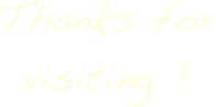 Thanks for visiting !




